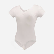 Load image into Gallery viewer, Freddy White V Short Sleeve Bodysuit White