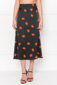 IZELLA Floral Print Skirt