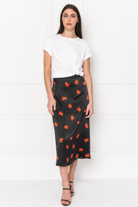 IZELLA Floral Print Skirt