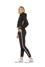 Load image into Gallery viewer, The Lucas Striped Jogger in Black